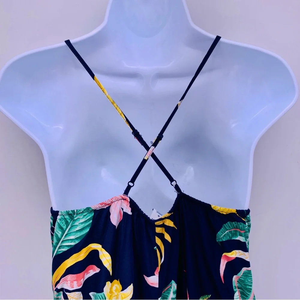 Old Navy V Neck Floral Maxi Dress Womens Size M - Picture 8 of 11